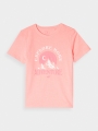 Camiseta niña con estampado - salmón 4FJWAW24TTSHF1548 naranja - 4FJWAW24TTSHF1548-64N