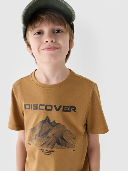 TSHIRT 4FJWAW24TTSHM1553 amarillo - 4FJWAW24TTSHM1553-74S