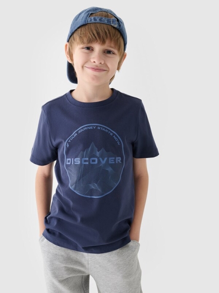 CAMISETA 4FJWAW24TTSHM1554 azul marino - 4FJWAW24TTSHM1554-31S