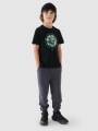 T-shirt para Rapaz - Negro - 4FJWAW24TTSHM1555        