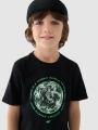 T-shirt para Rapaz - Negro - 4FJWAW24TTSHM1555        