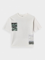 T-shirt para Rapaz - Blanco - 4FJWAW24TTSHM1557         