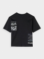 T-shirt para Rapaz - Negro - 4FJWAW24TTSHM1557         
