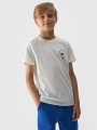 Camiseta lisa normal de chico - blanca 4FJWAW24TTSHM1859 Blanco - 4FJWAW24TTSHM1859-10S