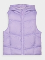 Chaleco Acolchado con Capucha para Chica - Púrpura/Violeta - 4FJWAW24TVJAF129