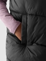 Chaleco Acolchado con Capucha para Chica - Negro - 4FJWAW24TVJAF130
