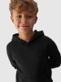 Sudadera con capucha para niño - negro 4FJWMM00TSWSM1292 negro - 4FJWMM00TSWSM1292-20S