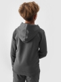 Sudadera con capucha para niño - gris 4FJWMM00TSWSM1292 gris - 4FJWMM00TSWSM1292-25S