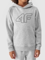 Sudadera con capucha para niño - gris 4FJWMM00TSWSM1292 gris - 4FJWMM00TSWSM1292-27M