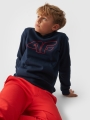 Sudadera con capucha para niño - azul marino 4FJWMM00TSWSM1292 azul marino - 4FJWMM00TSWSM1292-31S