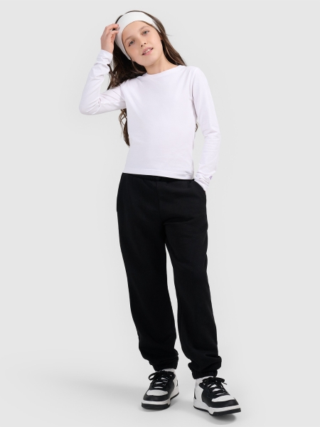 Pantalón de Chándal para Chica - Negro - 4FJWMM00TTROF1189 