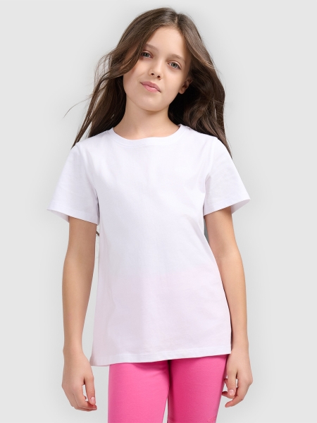 Camiseta Lisa para Chica - Blanco - 4FJWMM00TTSHF2332