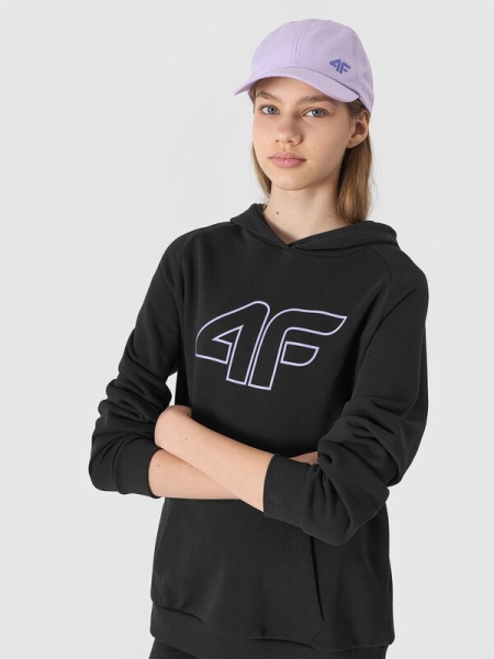 Sweatshirt para Chica - Negro - 4FJWSS24TSWSF0921                 