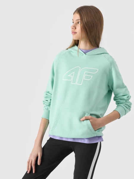 Sweatshirt para Chica - Turquesa - 4FJWSS24TSWSF0921                 