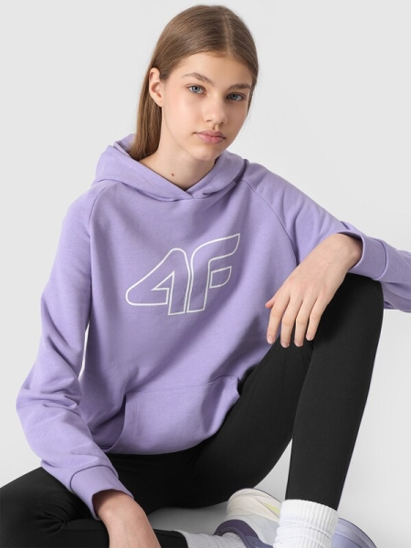 Sweatshirt para Chica - Púrpura/Violeta - 4FJWSS24TSWSF0921                 