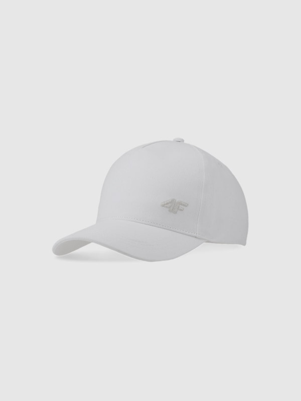Gorra infantil con visera - Blanco - 4FJWSS25ACABU387 