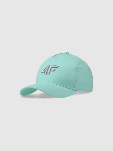 Gorra infantil con visera - Turquesa - 4FJWSS25ACABU388