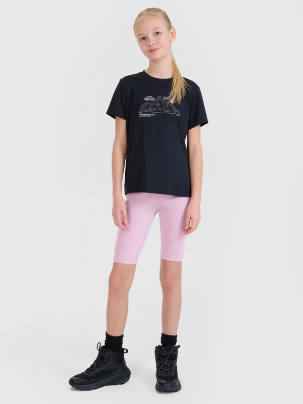 Pantalones Cortos De Ciclismo Quick Dry para Chica - Rosa - 4FJWSS25TFSHF0857