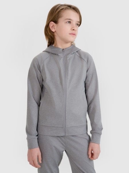 Abrigo de Hándal para Chico - Gris - 4FJWSS25TFSWM557                