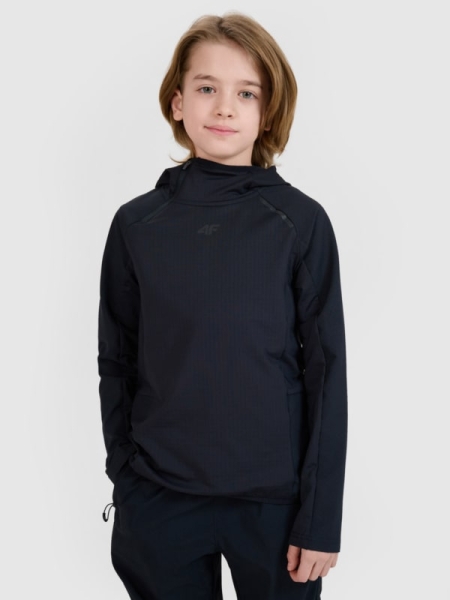 Camiseta de Terciopelo para Chico - Negro - 4FJWSS25TFSWU535                    