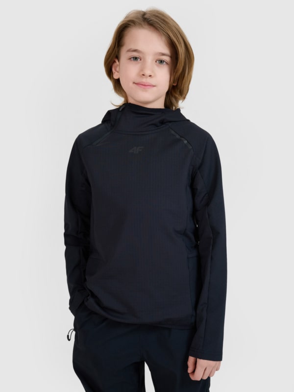 Camiseta de Terciopelo para Chico - Negro - 4FJWSS25TFSWU535                    