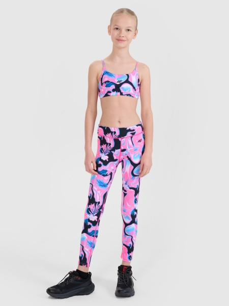 Leggings para Chica - Multicolor - 4FJWSS25TFTIF296