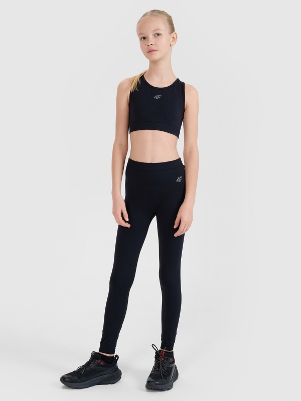 Leggings para Chica - Negro - 4FJWSS25TFTIF297  