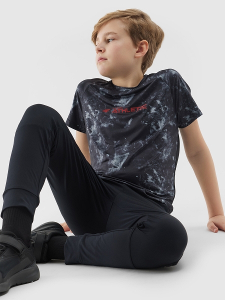 Camiseta deportiva de secado rápido para niño - multicolor 4FJWSS25TFTSM1210 multicolor