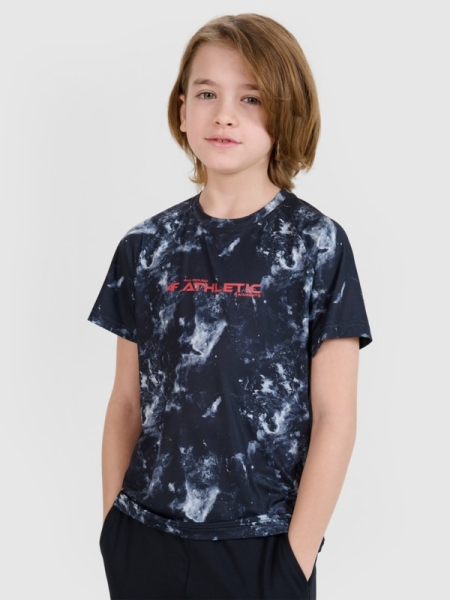 Camiseta deportiva de secado rápido para niño - multicolor 4FJWSS25TFTSM1210 multicolor