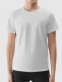 Camiseta deportiva de secado rápido para niño - blanca 4FJWSS25TFTSM1438 Blanco