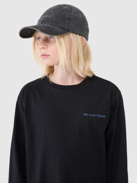 Camiseta De Manga Larga Para Chico - Negro - 4FJWSS25TLONM421     