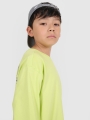 Camiseta de Manga Larga Lisa para Chico - Verde - 4FJWSS25TLONM435       