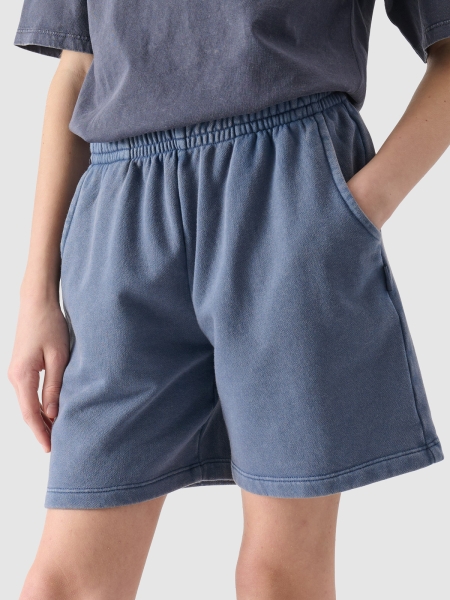 Bermudas niña - azul marino 4FJWSS25TSHOF483 azul marino