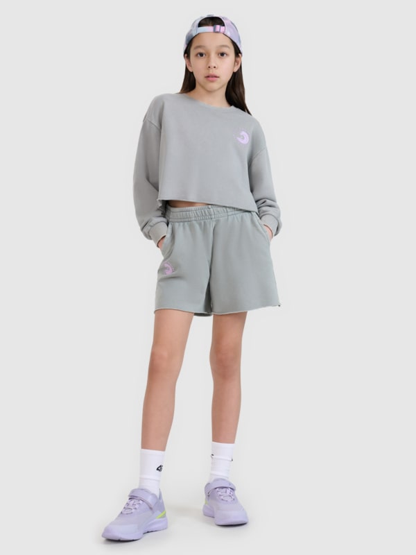 Pantalones de Entrenamiento de para Chica - Gris - 4FJWSS25TSHOF484