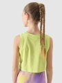 Top oversize de niña con estampado - verde 4FJWSS25TSLEF112 Verde
