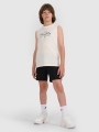 Camiseta de Tirantes para Chico - Blanco - 4FJWSS25TSLEM163