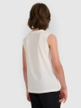 Camiseta de Tirantes para Chico - Blanco - 4FJWSS25TSLEM163