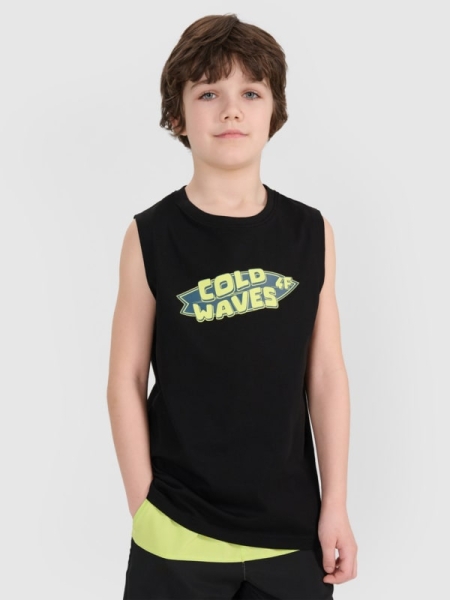 Camiseta de Tirantes para Chico - Negro - 4FJWSS25TSLEM164                                         