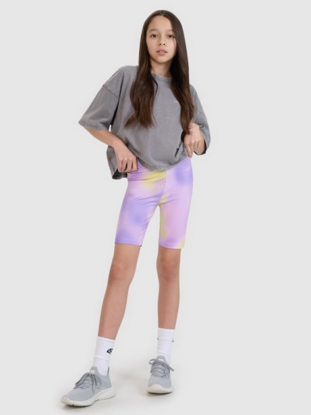 Pantalones Cortos De Ciclismo para Chica - Púrpura/Violeta - 4FJWSS25TSTIF011  