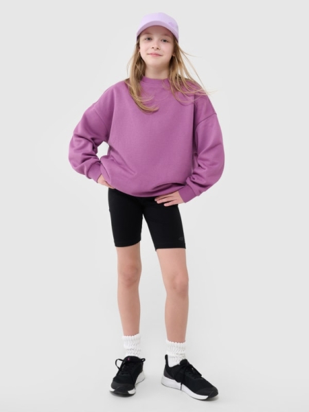 Bermudas Ajustados para Niña - Negro - 4FJWSS25TSTIF014