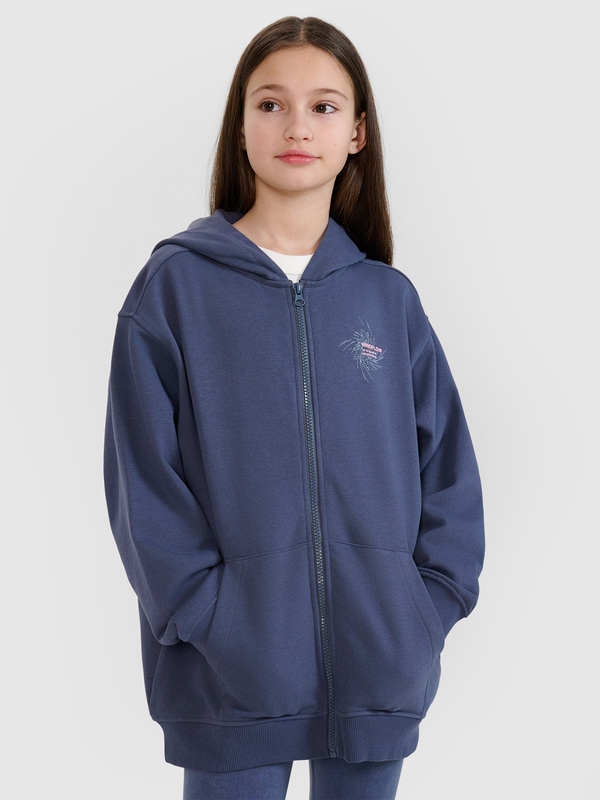 Chaqueta de Chándal para Chica - Gris - 4FJWSS25TSWSF1482