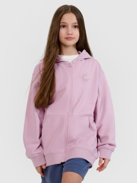 Chaqueta de Chándal para Chica - Púrpura/Violeta - 4FJWSS25TSWSF1482                  
