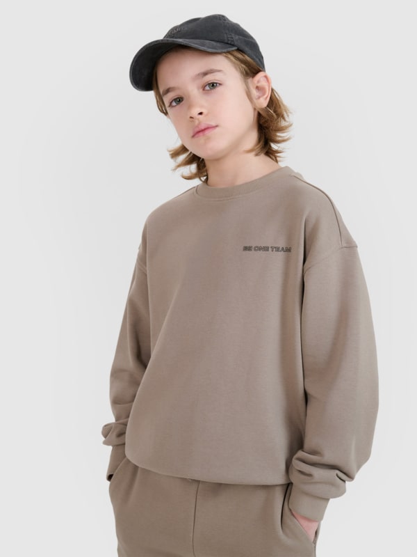 Sweatshirt para Chico - Beige - 4FJWSS25TSWSM1713    