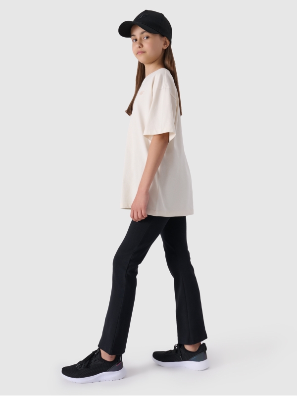 Leggings de punto de niña - negro 4FJWSS25TTIGF199 negro
