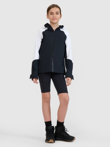Chaqueta de Trekking para Chica con Membrana 5000 - Negro - 4FJWSS25TTJAF676