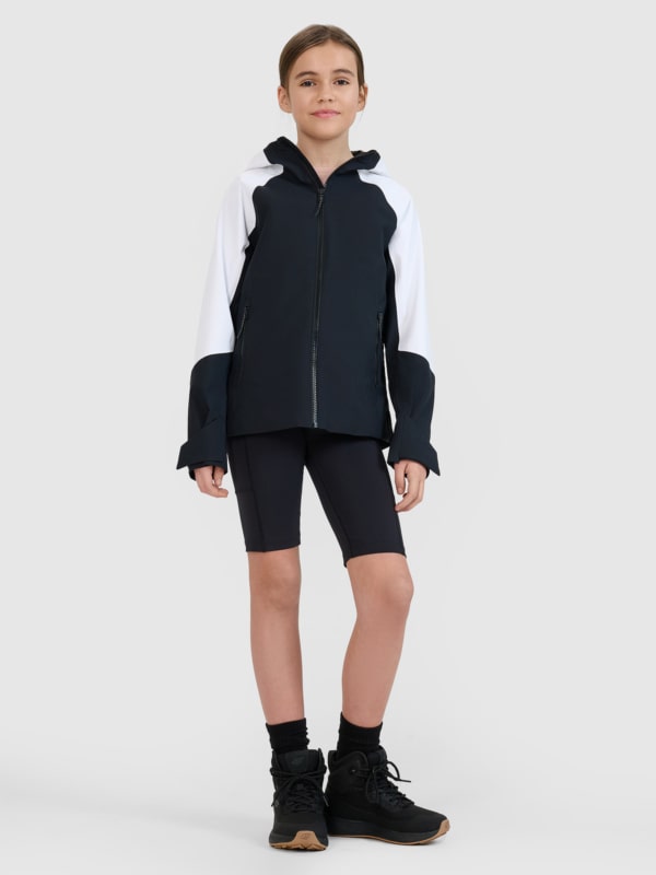 Chaqueta de Trekking para Chica con Membrana 5000 - Negro - 4FJWSS25TTJAF676