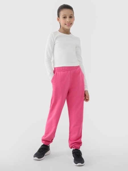 Pantalones de Chándal Jogger para Chica - Negro - 4FJWSS25TTROF0950   