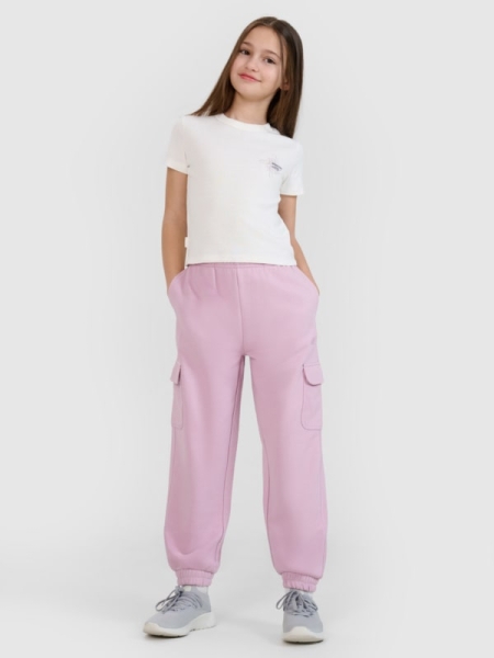 Pantalones de Chándal para Chica - Púrpura/Violeta - 4FJWSS25TTROF1135 