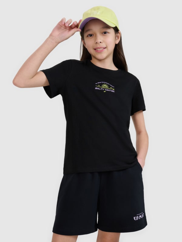 TSHIRT 4FJWSS25TTSHF1871 negro