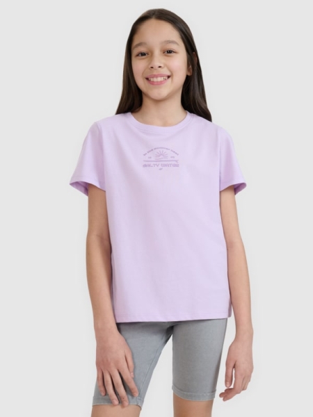 TSHIRT 4FJWSS25TTSHF1871 morado